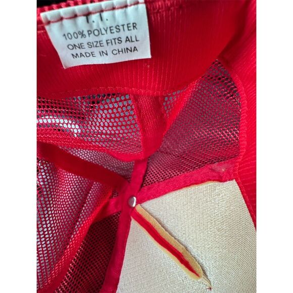 Vintage 1980's Boy Scout Klondike Derby Red Snapback Trucker Hat: Alaska: OSFM - Picture 4 of 5